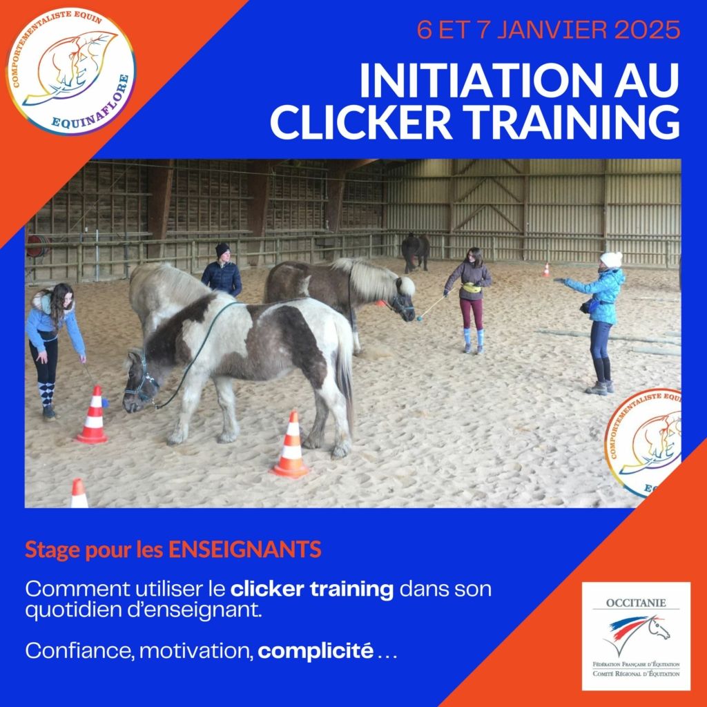 clicker training CRE Occitanie Lot